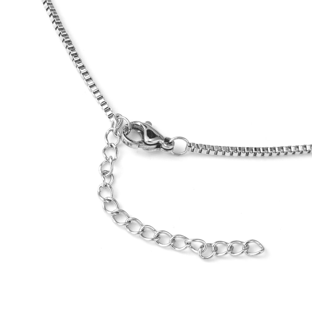 316 Surgical steel venetian box chain necklace