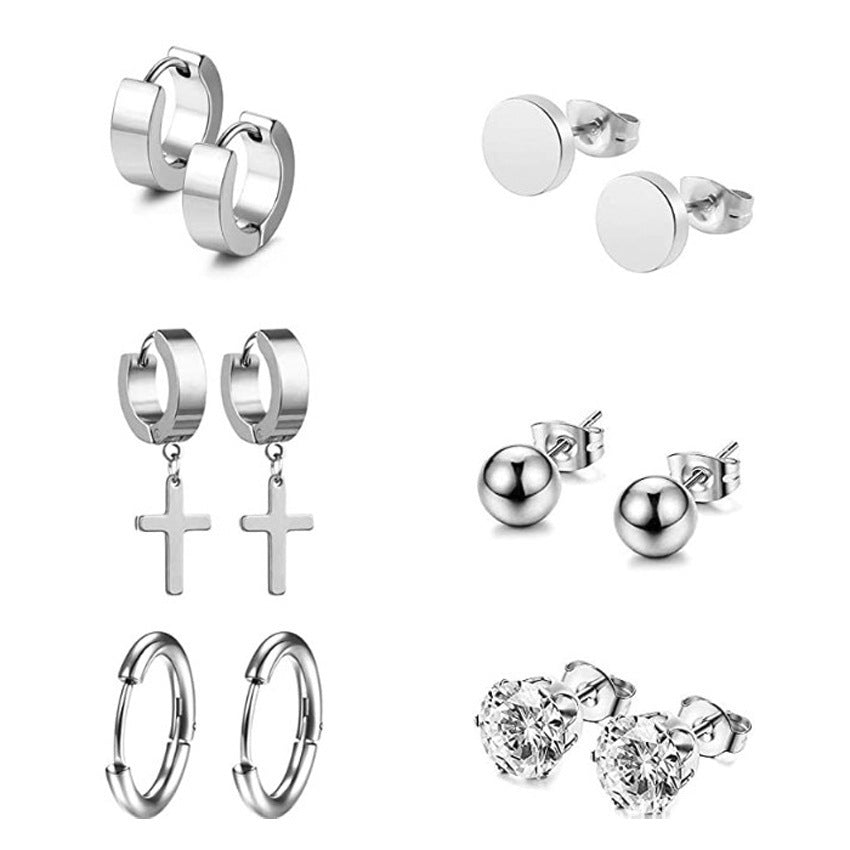 Surgical steel earring set, Hypoallergenic, Waterproof, and Tarnish-Free