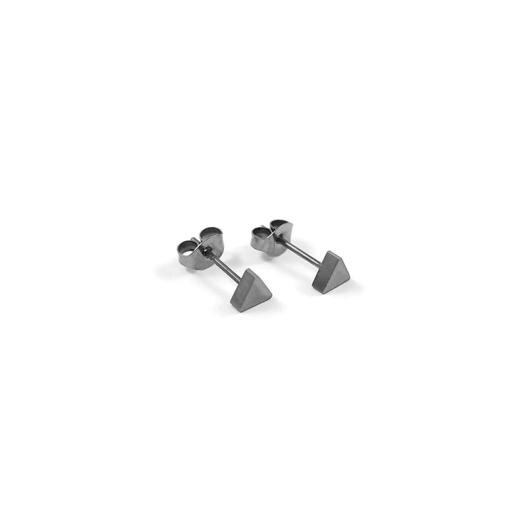 Triangle Titanium Stud Earrings, 100% Hypoallergenic, Sensitive ear