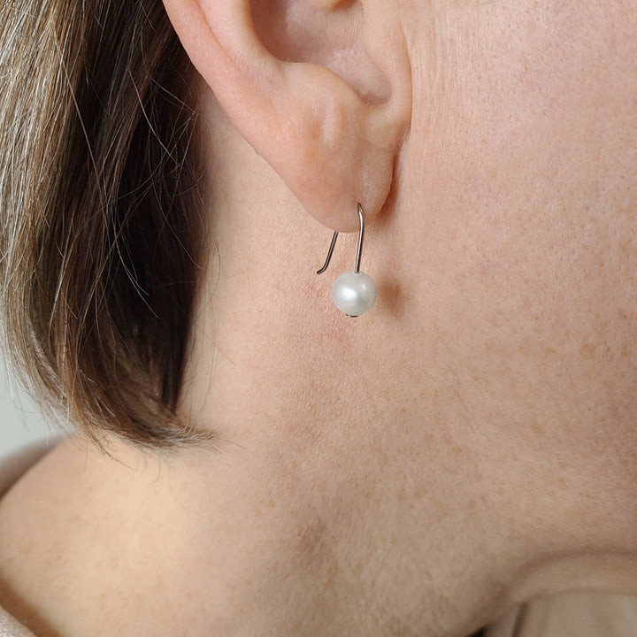 Boucles d’oreilles minimalistes perles