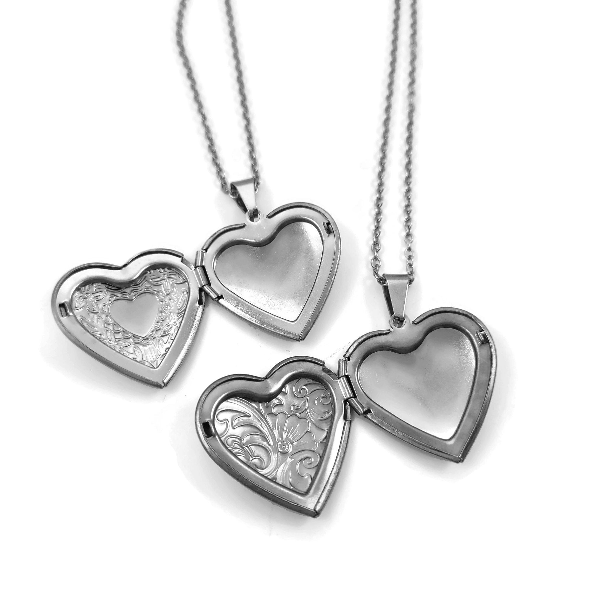 A heart locket necklace online
