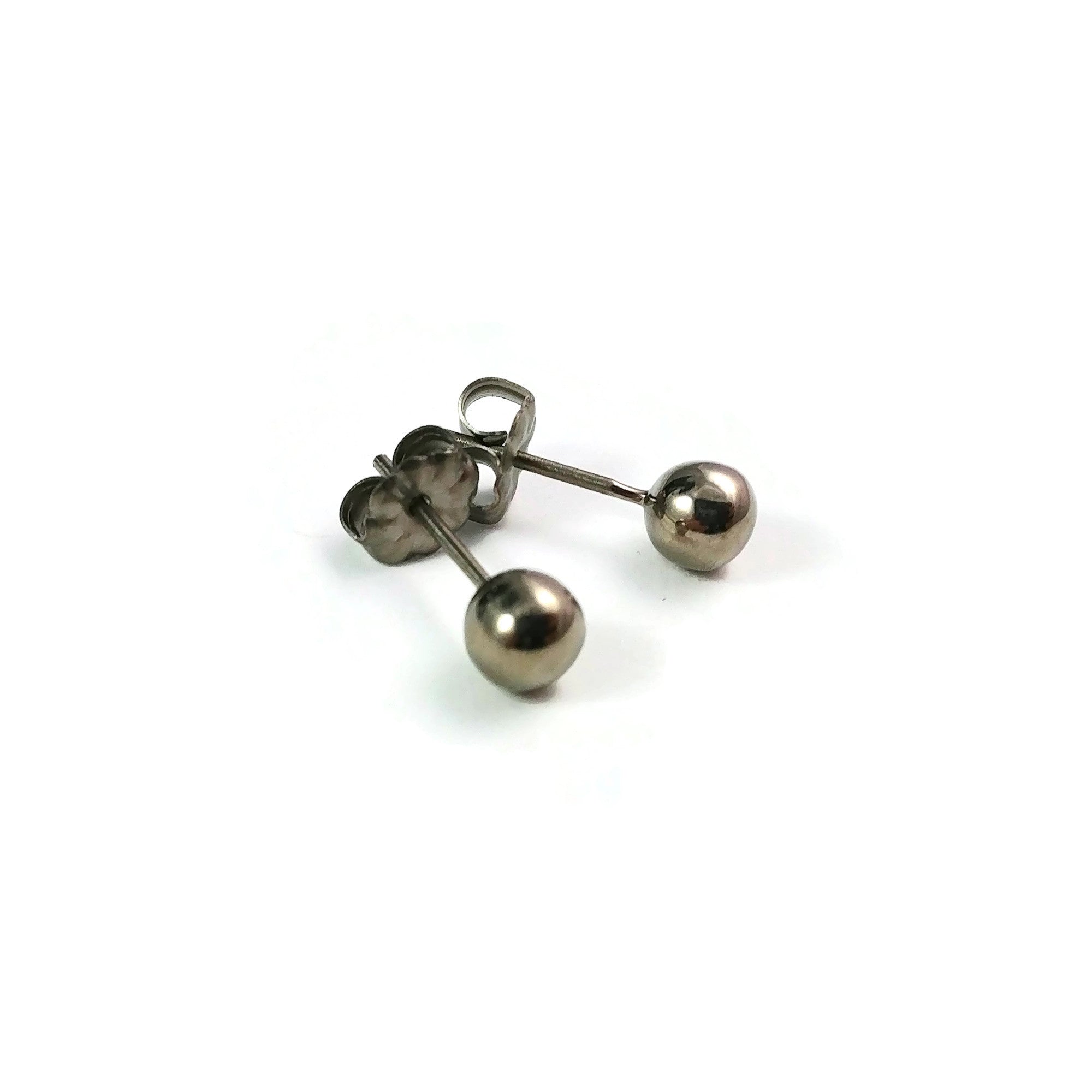 3mm Ball Earrings Posts, 2mm Loop, 0.7mm Pin, 100 Pieces, #1357 - Jewelry  Tool Box