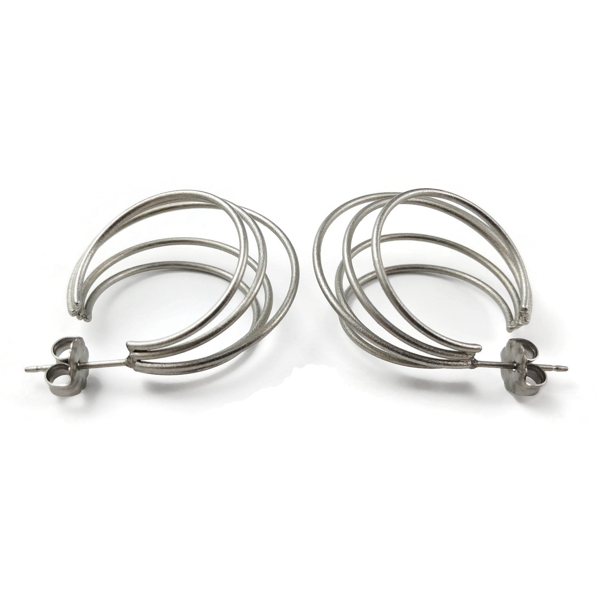 Hypoallergenic big hot sale hoop earrings