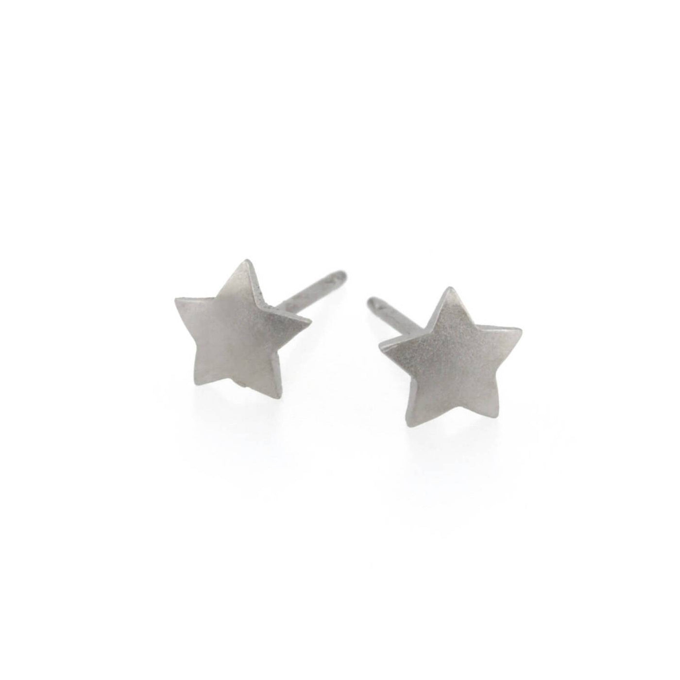 Star Titanium Stud Earrings, 100% Hypoallergenic, Sensitive ear