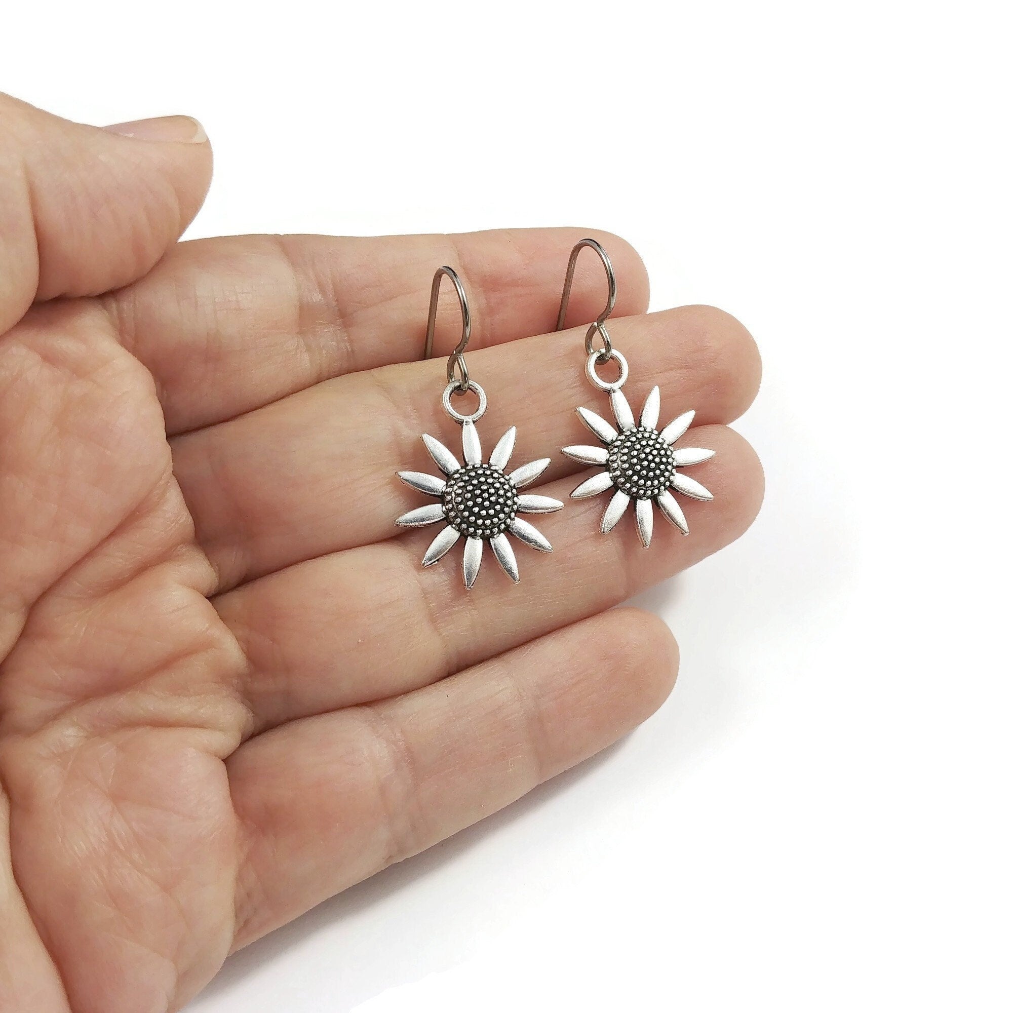 The perfect Unique Design of Ruby Drop Silver Earrings for everyday by  Totapari | India