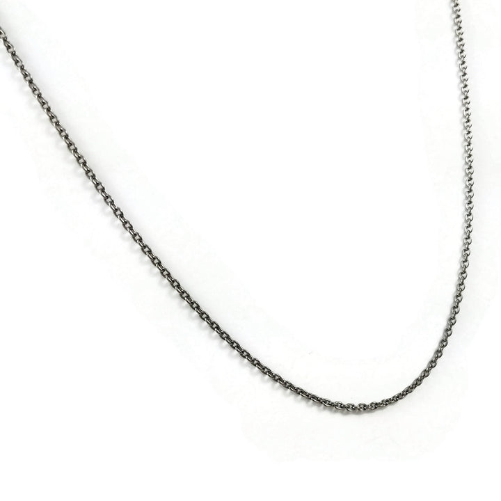 Dainty pure titanium chain necklace, Waterproof non tarnish necklace, Hypoallergenic men women jewelry