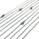 Surgical steel chain necklace, Hypoallergenic, Waterproof non tarnish jewelry