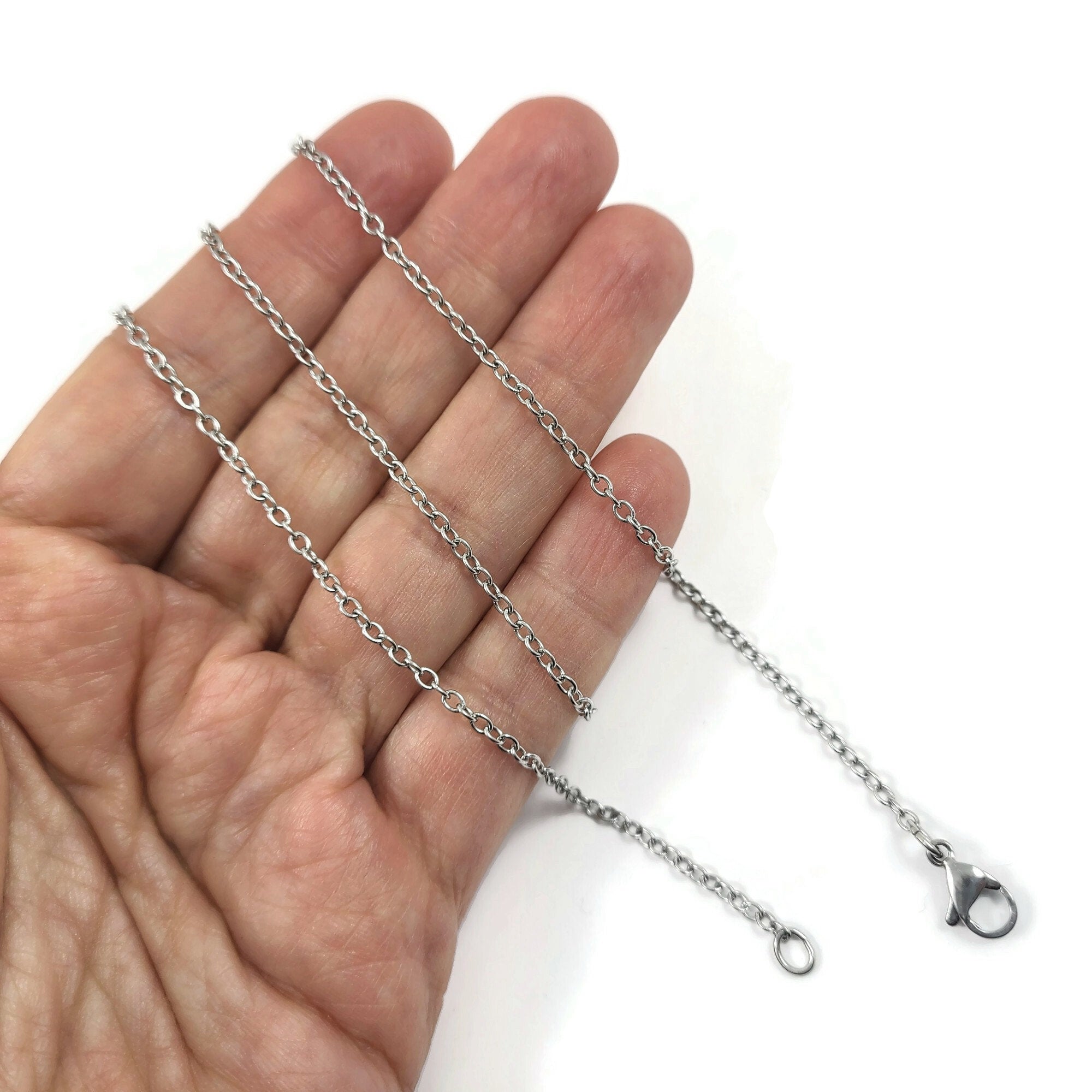 Non metal necklace chains deals